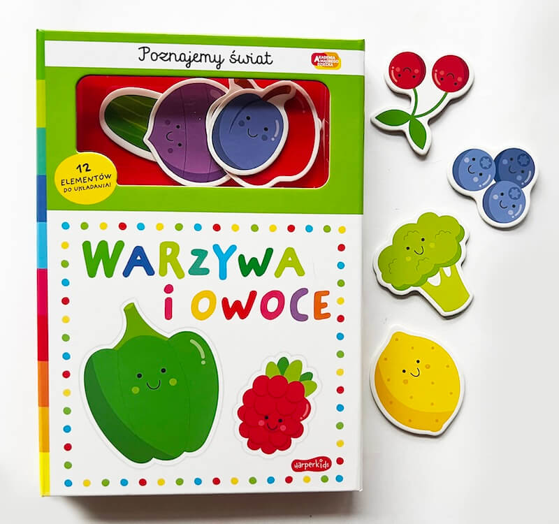 Warzywa i owoce. Akademia Mądrego Dziecka. Poznajemy świat / HarperCollins