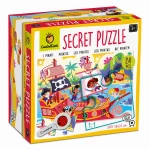 SECRET PUZZLE - puzzle z tajemnicą - STATEK PIRACKI / Ludattica