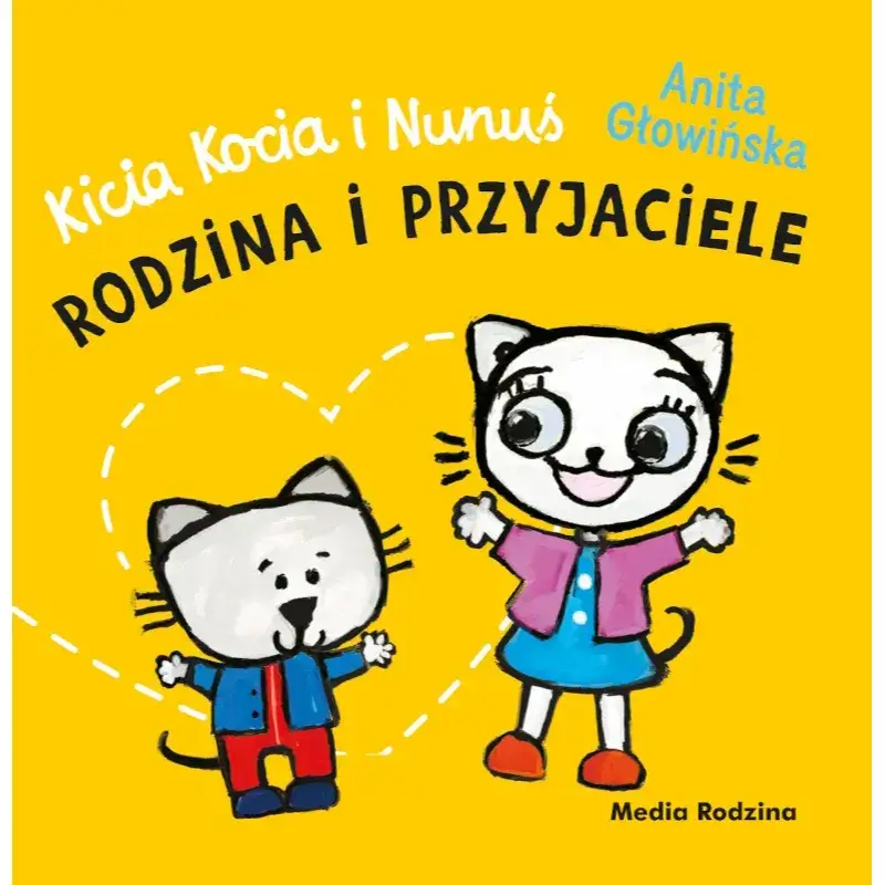Kicia Kocia i Nunuś. Rodzina i przyjaciele. Książka harmonijka. / Wydawnictwo Media Rodzina