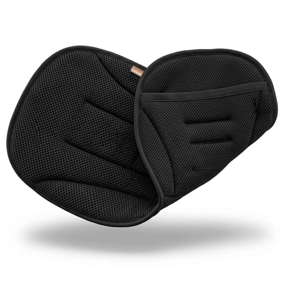 Oddychająca wkładka do wózka spacerówki Air black / Zaffiro