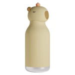 Butelka termiczna ze słomką Bestie, 460 ml - Kapibara / Asobu