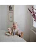 Śliniak z długim rękawem - Blush / Mushie