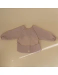 Śliniak z długim rękawem - Blush / Mushie