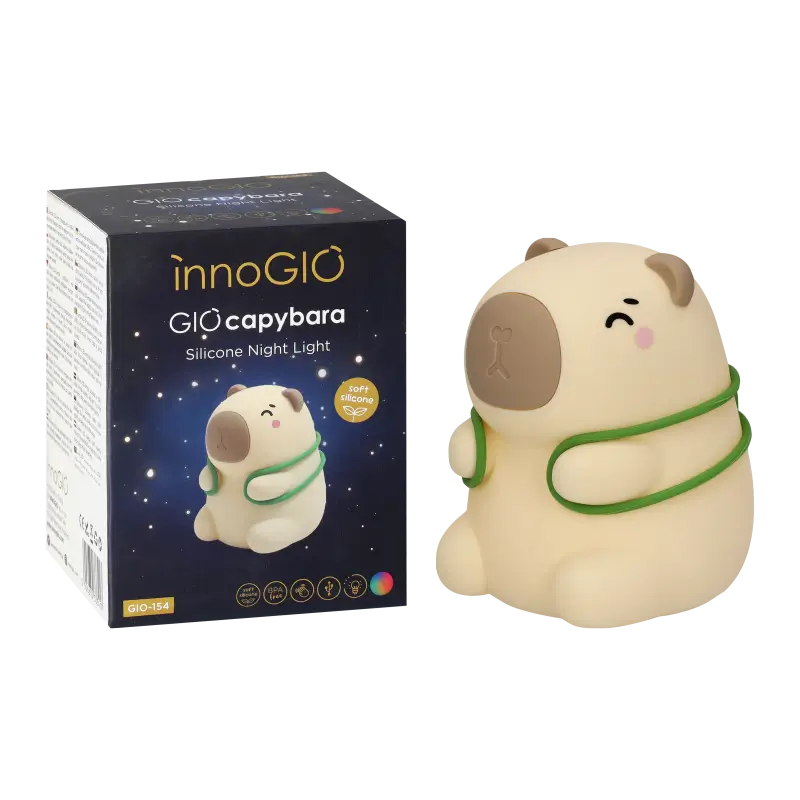 Silikonowa Lampka nocna GIOcapybara GIO-154 / innoGIO