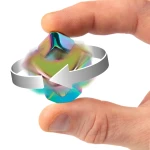 Fidget Cube Spinner - Wielokolorowy, Metaliczny / Bopster