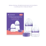 Zestaw startowy - Butelki do karmienia (160ml + 60ml) ze smoczkami o rozmiarach XS i S Natural Wave™ / Lansinoh