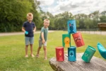 Gra Zbijanie puszek woreczkami, Zwierzęta 3+ / BS Toys