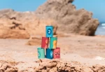 Gra Zbijanie puszek woreczkami, Zwierzęta 3+ / BS Toys
