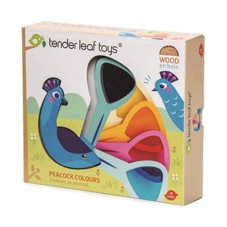 Drewniana zabawka, Poznajemy kolory - PAW / Tender Leaf Toys