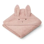 Ręcznik z kapturkiem dla niemowląt Albert - Rabbit rose / Liewood