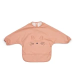 Wodoodporny śliniak z rękawkami Merle - Cat tuscany rose / Liewood
