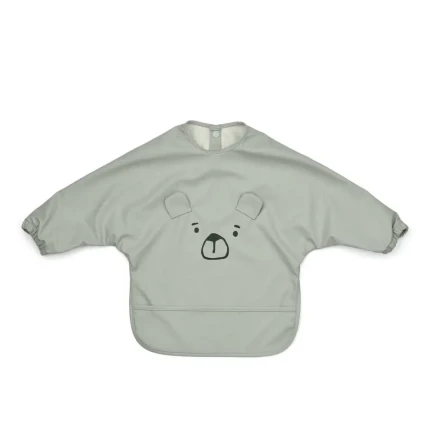 Wodoodporny śliniak z rękawkami Merle - Mr bear dove blue / Liewood