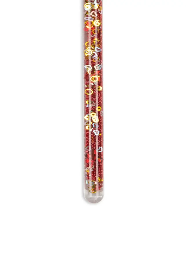 Magiczna różdżka z brokatem - cherry / Konges Slojd