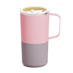 II GATUNEK: Kubek termiczny Tower Mug, 600 ml - pastelowy brzoskwiniowy / Asobu