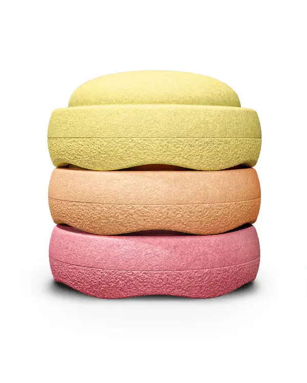 Zestaw do balansowania Stapelstein® Original - Warm Pastel, 3el. / Stapelstein®