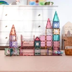 Klocki magnetyczne Pastel Ball Run Pack 106 el. / Connetix