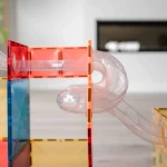 Klocki magnetyczne Rainbow Ball Run Expansion Pack - 66 el. / Connetix