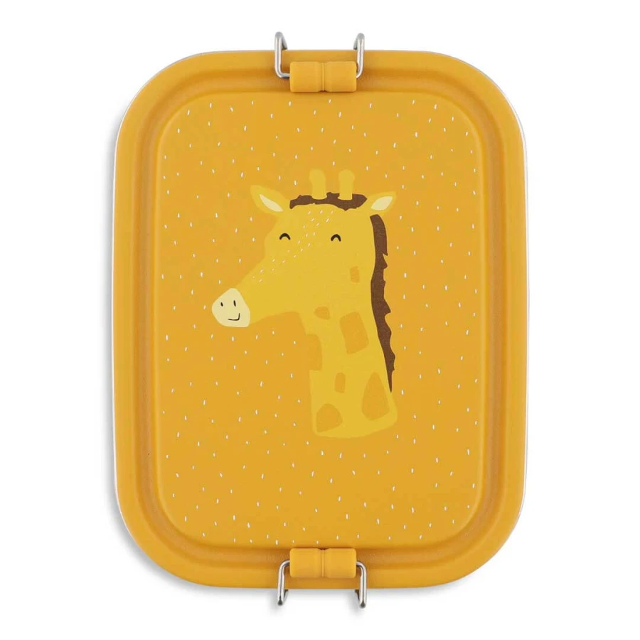 Mały stalowy lunchbox - Żyrafa / Trixie
