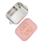 Duży stalowy lunchbox - Motyl / Trixie