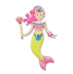Książeczka z Puszystymi Naklejkami Syrenki 4-8 lat / Melissa and Doug