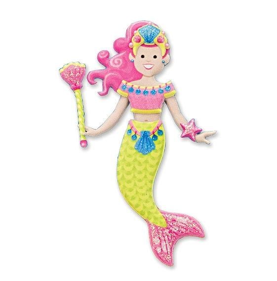 Książeczka z Puszystymi Naklejkami Syrenki 4-8 lat / Melissa and Doug