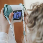 Aparat fotograficzny z funkcją drukowania KIDYPRINT - niebieski / Kidywolf
