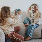 Aparat fotograficzny z funkcją drukowania KIDYPRINT - niebieski / Kidywolf