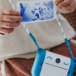 Aparat fotograficzny z funkcją drukowania KIDYPRINT - niebieski / Kidywolf