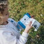 Aparat fotograficzny z funkcją drukowania KIDYPRINT - niebieski / Kidywolf