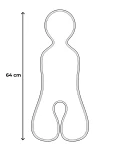 Wełniana wkładka termoregulacyjna MINI merino do fotelika 0–13 kg BEŻOWA / Patulove