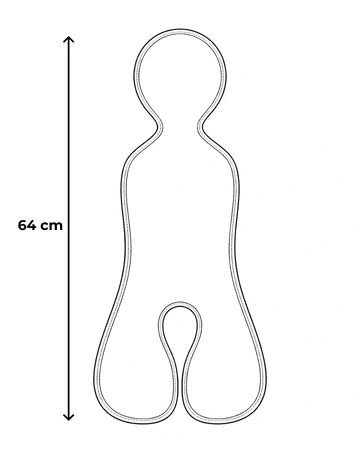Wełniana wkładka termoregulacyjna MINI merino do fotelika 0–13 kg BEŻOWA / Patulove