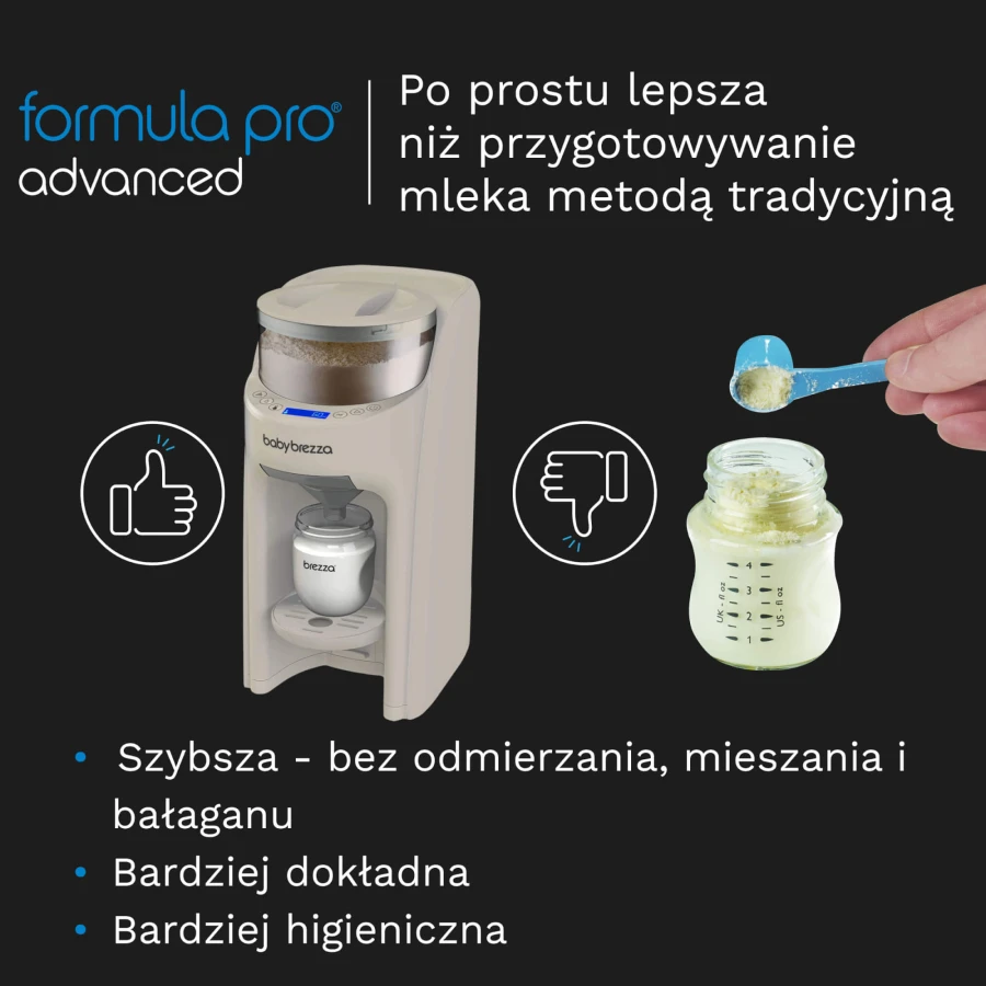 Ekspres do mleka Baby Brezza Formula Pro Advanced Oatmeal 	FRP0247