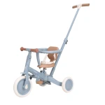 Rowerek trójkołowy 4w1 z rączką Blue / Little Dutch