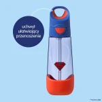 Tritanowa butelka ze słomką Superman / b.box