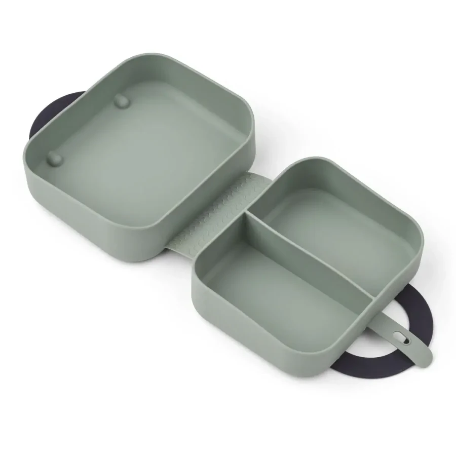 Lunchbox silikonowy Elara - Play, Dusty Peppermint / Liewood