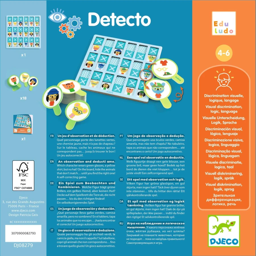 Eduludo gra obserwacyjna DETECTO / Djeco