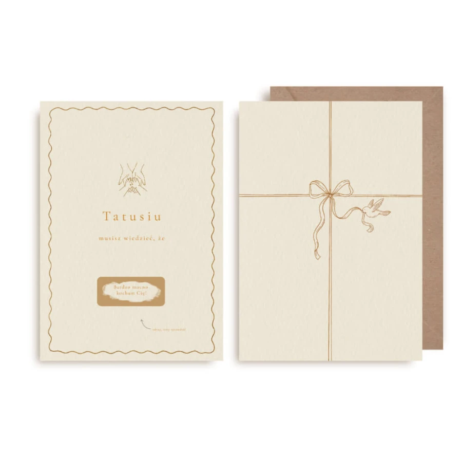 Kartka zdrapka - Tatusiu, kocham Cię / Mommy Planner