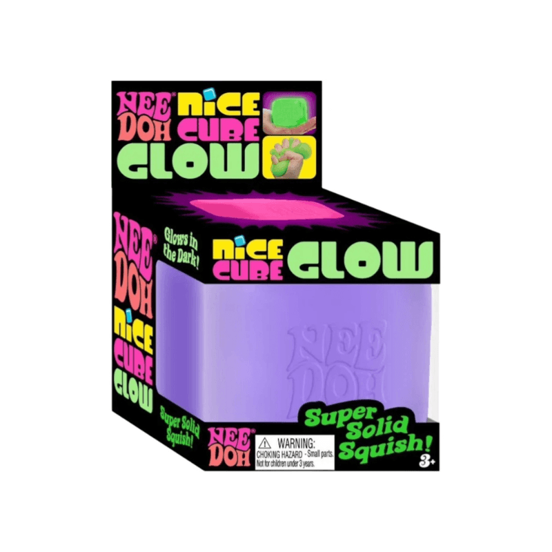 Sensoryczny gniotek Schylling Nice Cube Glow / Schylling
