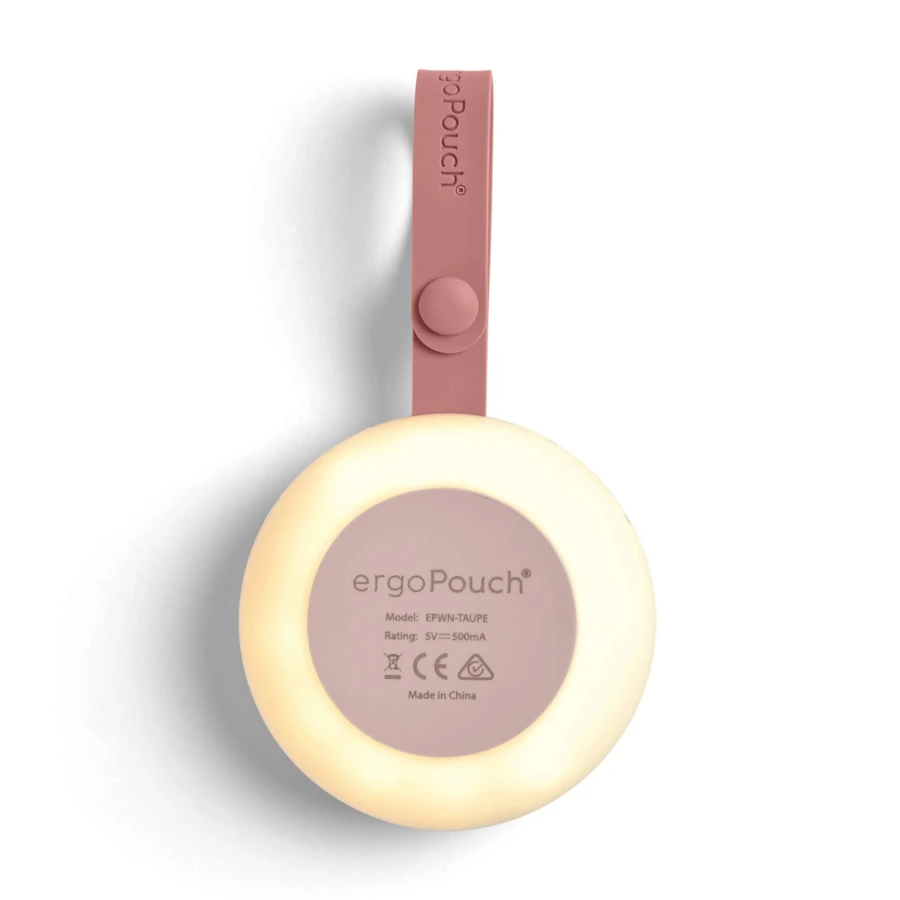 Usypiacz z białym szumem i lampką LED, drift away Blush / ergoPouch