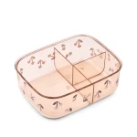 Lunchbox tritanowy z przegródkami Arthur - Cherry heart, Rosey / Liewood