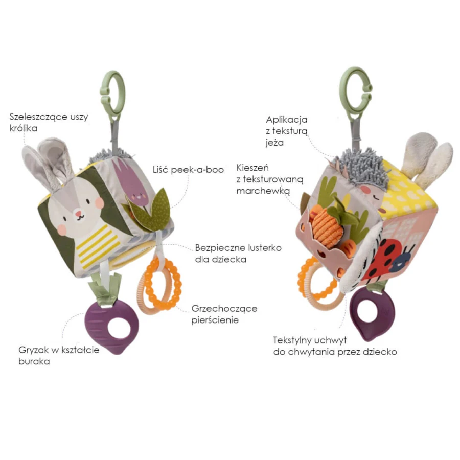 Kostka sensoryczna - Urban Garden / Taf Toys