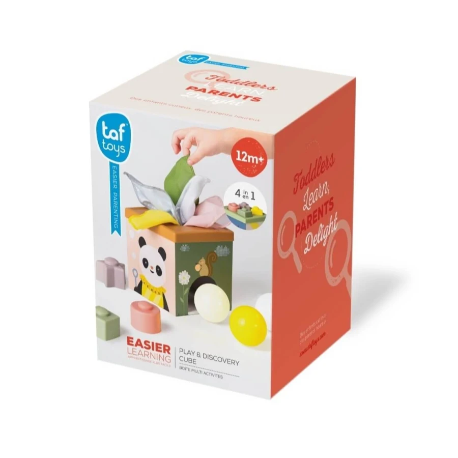 Sensoryczna kostka edukacyjna / Taf Toys