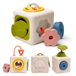 Silikonowa kostka sensoryczna A kuku / Taf Toys