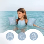 Dmuchane rękawki do pływania dla dzieci 3-6 lat (15-30 kg) - niebieskie / SIPO