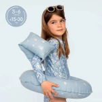Dmuchane rękawki do pływania dla dzieci 3-6 lat (15-30 kg) - niebieskie / SIPO