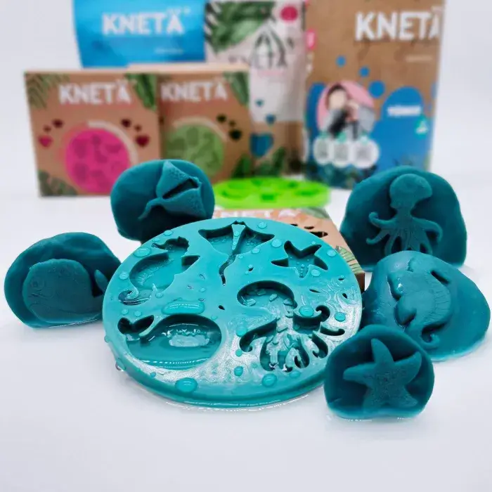 Silikonowa foremka do ciastoliny - Water world / KNETA