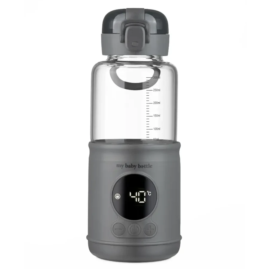 Przenośny podgrzewacz MyBabyBottle PRO do butelek, wody i mleka - Grey / MyBabyBottle