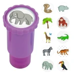 Stempel z naklejkami - Dżungla / Apli kids