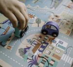 Puzzle duże miasto z drewnianymi autkami 3+ / Auzou