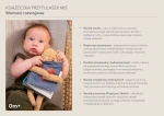 Dwustronna książeczka sensoryczna - przytulny miś / Taf Toys